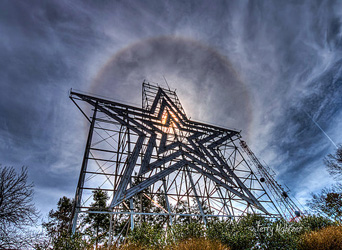 Spring Sun Halo Roanoke Star By Terry Aldhizer